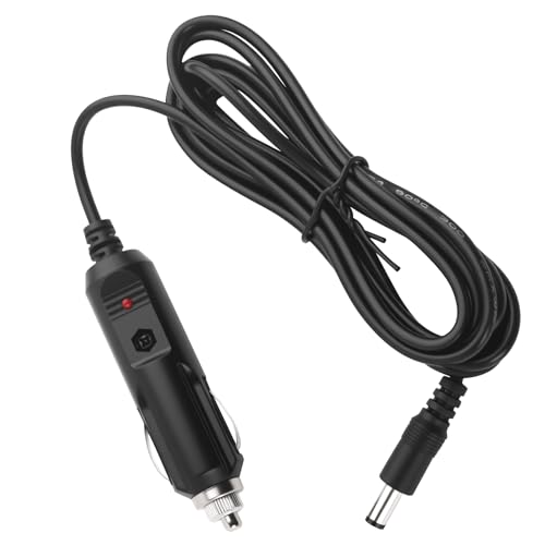 Car Charger Adapter,Plug & Play 12V Car Adapter for Charging in-Vehicle Devices,Multi-Purpose Cars 12V Adapters for in-Car Refrigerator/Navigation System Cars Accessories