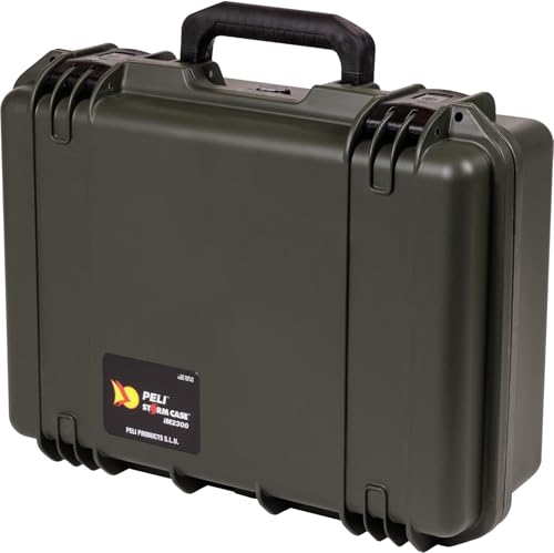 Maleta protectora PELI iM2300 20L verde oliva para equipos audiovisuales