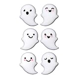 12 Ct. Ghost Buddies Assortment Edible Sugar Dec-Ons Decorations Cupcake Topppers