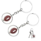 Design Rotatif et Réaliste : Ce porte-clés football américain dispose d’un design rotatif en 3D qui offre un effet réaliste. Ce porte-clés captivant est parfait pour les passionnés de football américain, apportant un style unique et dynamique à vos accessoires.