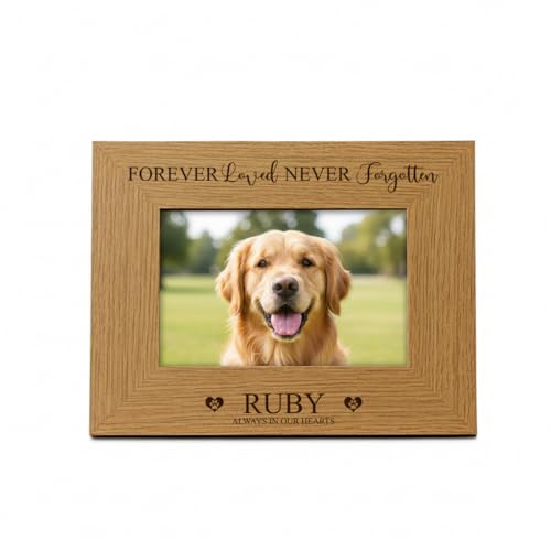 Personalised Pet Remembrance Photo Frame I Loved You For All Your Life (4 x 6 Inch)