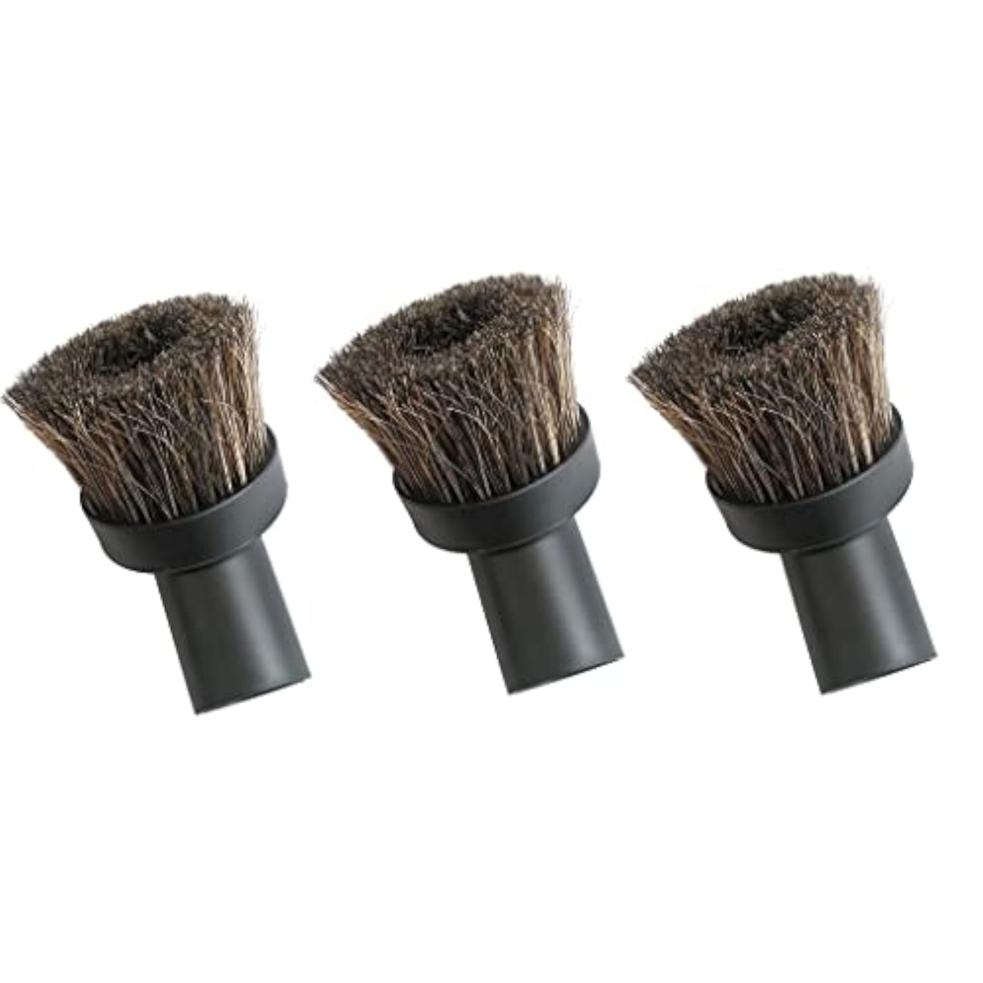 3-Piece Universal Soft Round Vacuum Cleaning Brush Set