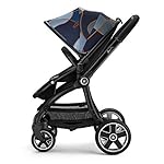 Kiddy Evostar 1 | Kompakter Tandem-Kinderwagen ab 6 Monate | Zwillingskinderwagen | Geschwisterwagen | DLX Kollektion | Urban Camo