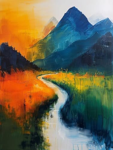 G i, G LoX F, DIY hG LoX ܂ ANyCg uV, Paint by Numbers for Adults, hG yCgoCio[, z[ ItBX, Mtg , H , 