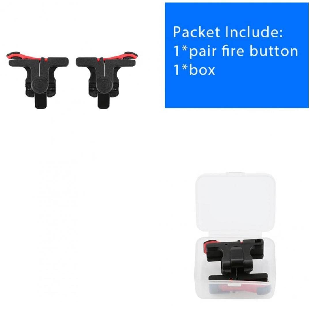 1 Par Pubg Controlador Juego Móvil Gamepad Gamepad Disparador Objetivo Botón L1 R1 Shooter Joystick para Diferentes Modelos Teléfono Juego Pad Accesorios