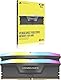 CORSAIR VENGEANCE RGB DDR5 RAM 32GB (2x16GB) 6000MHz CL30-36-36-76 1.40V AMD EXPO Intel XMP 3.0 Desktop-Arbeitsspeicher – Grau (CMH32GX5M2B6000Z30K)