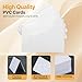 500 Pack - ZSZ Blank PVC Cards Without Scratches, CR80 30 Mil Plastic Cards for Photo ID Badge Printers