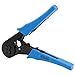 Baomain HSC8 16-4 Self-Adjustable Crimping Tool - Square 4-Sided Crimps - for 10-5 AWG Ferrules Wire Cable End Sleeves, Blue