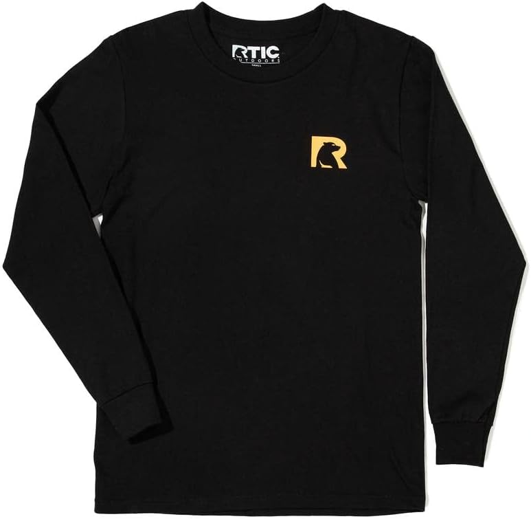RTIC Men's Long Sleeve T-Shirt, 100% Cotton, Perfect for The Outdoors, Hiking, Fishing, Camping, Mountain Biking, Hunting