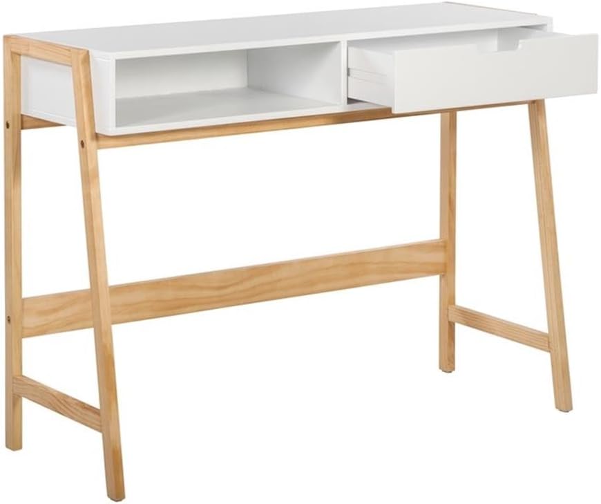 Adore Decor Jasper Writing Desk, French White