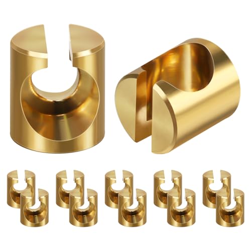 MEANYU 12 Pcs Throttle Idle Cable Ferrules, Throttle Cable Ends Joint Guide Nut Compatible with Harley Davidson FLHR Road King 1996-2006/FXDF Fat Bob 2009-2017/5650876
