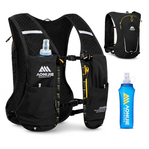 Running Hydration Vest for Men Women 8L Backpack with 500ml Water Bottle