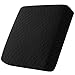 CHUN YI Stretch Polyester and Spandex Rhombus Cushion Slipcovers Multi-Purpose Couch Chair Seat Cushion Cover for 1-Seater Cushion (Black, Chair Cushion)