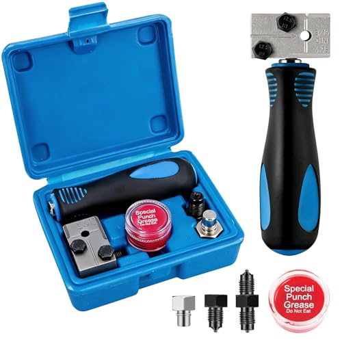 MFUSUL Bremsleitung Bördelgerät für DIN Bördelungen Doppel Universal Bördelgerät Bremsleitung Kfz Set Bördelwerkzeug für Bremsleitungen 4.75mm 3/16 Zoll Biegewerkzeug für Kfz Rohrweiterungswerkzeug