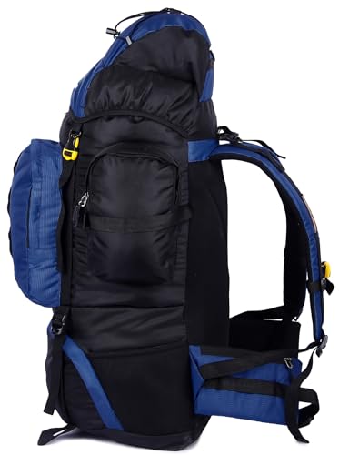 Image of hiker's way 75+5 Ltrs Rucksack bags Rucksacks for men Trekking bags for men backpacks Travelling Bag For men and women with waterproof compartment with rain cover