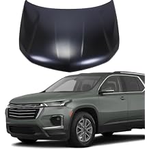 OMGREAT Front Hood Panel Compatible With 2018 2019 2020 2021 2022 2023 Chevrolet Traverse, Steel Engine Hood Replacement OEM 84023477,GM1230471