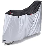 川住製作所(Kawasumi Seisakusyo) 自転車 サイクルカバー(アシスト車対応ファスナー式) KW-389AS/BK LLサイズ ブラック/シルバー