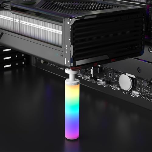 Ladruph GPU�T�|�[�g ���C�g�t�� LED �O���t�B�b�N�X �J�[�h �T�|�[�g RGB GPU �T�|�[�g �u���P�b�g ���߉\�� GPU �X�^���h �O���t�B�b�N�X �J�[�h �r�f�I �J�[�h�p�A���~�j�E������ GPU �T�O �z���_�[