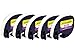 Produktbild 5 Rollen LetraTag S0721660 91201 12mm x 4m Schwarz auf Weiß Etikettenband Kunststoff kompatibel für DYMO LetraTag LT-100H LT-100T LT-110T QX50 XR XM 2000 Plus