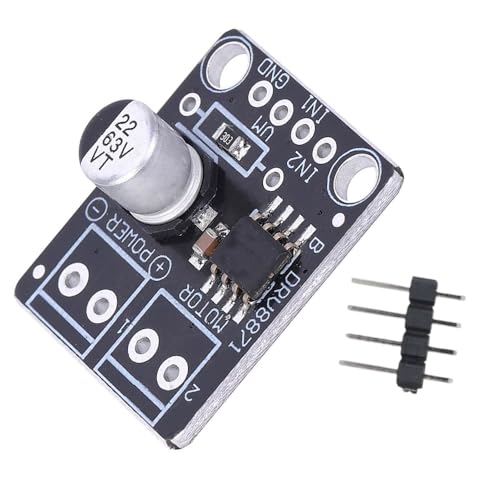 Chiffonade DRV8871 DC Motor Driver Board 6.5V–45V 3.6A H-Bridge PWM Control Module for Printers and Industrial Equipment(DRV8871)