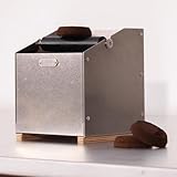 Vituord Kaffeesatzbehälter, Espresso-Abklopfbehälter Aus Edelstahl, Mit Abnehmbarem Abklopfbügel, Rutschfestem Boden, 3 L Fassungsvermögen – Für 40 Shots