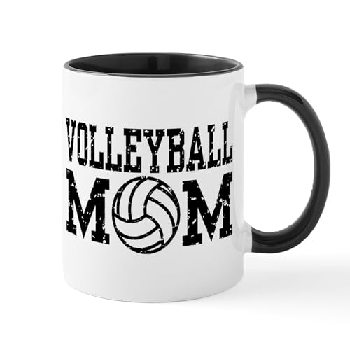 Volleyball Mom Ceramic Coffee Mug, 11 oz