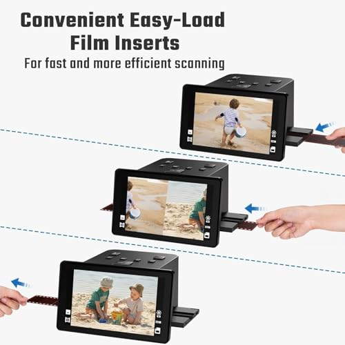 Image of 22MP Film & Slide Scanner with 5 inch LCD, Converts 35mm 126 110