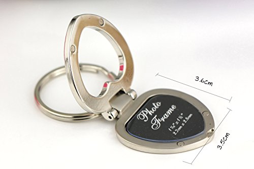 Maycom® Photo Frame Keychain Romantic Love Heart Magnet Keyring Car Key Chain Ring Key Fob Your Favorite Present 85409 #TOP5