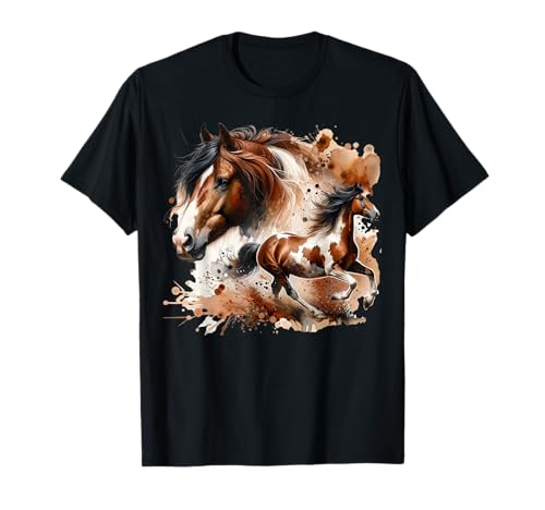 Bay Paint Quarter Chevaux T-Shirt