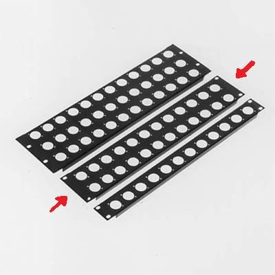Amazon.com: Penn Elcom R1269/2UK/24 2-Space (2U) Punched Rack