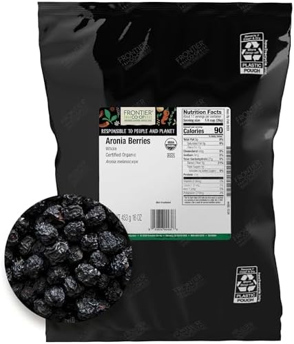 Frontier Co-op Organic Whole Aronia Berries 1lb