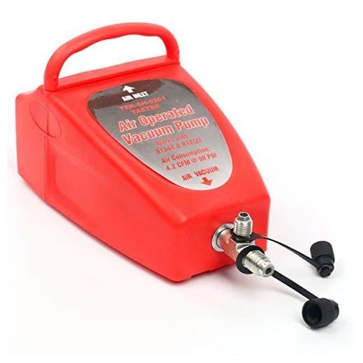 YaeTek Pneumatic 4.2CFM Air Operated Vacuum Pump A/C Air Conditioning System Tool Auto