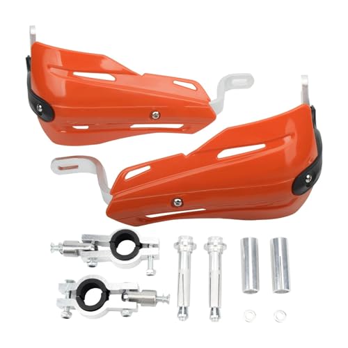 Protège-main moto anti-choc orange 22mm 28mm pour guidon de motocross