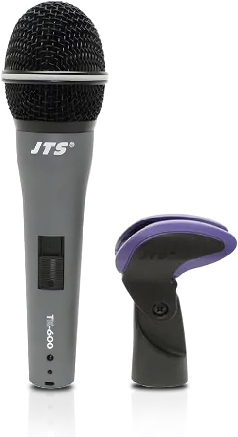 TK-600 Cardioid Dynamic XLR Microphone Without Cable, Grey