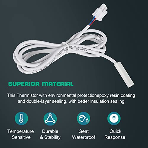 3851210025 Thermistor - Rv Refrigerator Sensor Replacement For Dometic Refrigerator - Compatible With Rm2551 Rm2551 Rm2554 Rm2607 Rm2611 & Other Dometic Rm,S,Ndr & Dm Series Models #TOP5