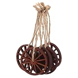 Installation Facile: Ce décor mural en bois se fixe rapidement sans besoin d'outils complexes, offrant une mise à niveau immédiate de votre espace de vie avec un style vintage