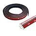 14/19/27/30mm Auto Roof Windshield Rubber Car T-Type Sealing Strip Sealant Protector Window Seal Strips Sound Insulation Tape(27MM)