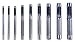 Produktbild amtech H1850 9pc HOLLOW PUNCH SET