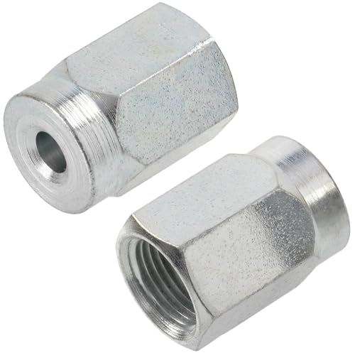 AERZETIX - C74381 - Juego de 2 Tuercas-racores macho M12x1 para manguera de freno - diámetro interior 5mm