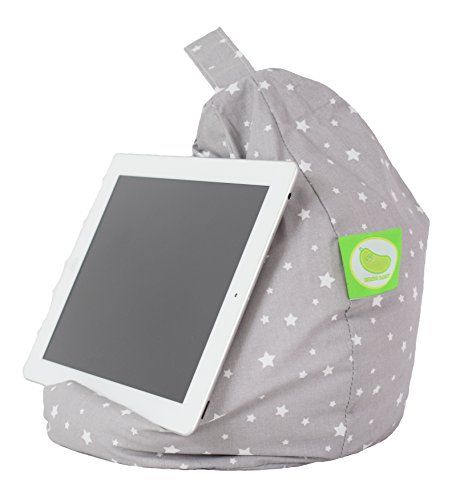 Bean Lazy iPad, eReader & Book Mini Bean Bag Fits All tablets and eReaders - Grey Stars