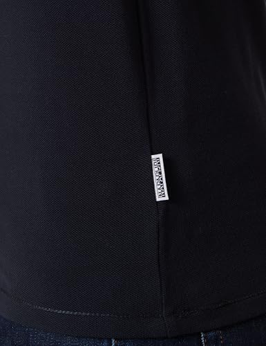 NAPAPIJRI Evan Long Sleeve Polo Shirt Black - Immagine 3