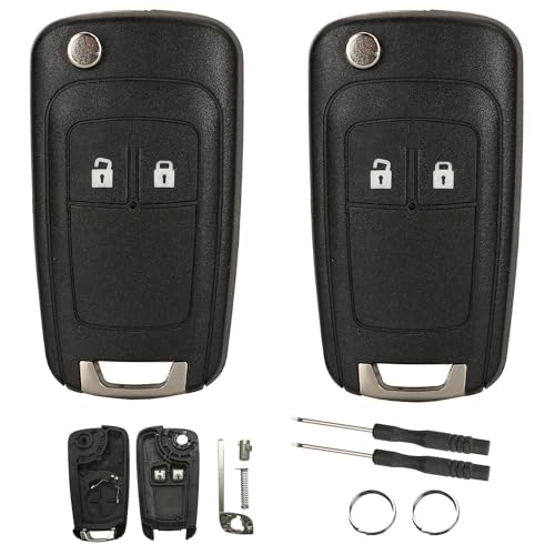 Carcasa de llave para coche Opel Astra Insignia y Chevrolet Cruze Aveo fundas de repuesto