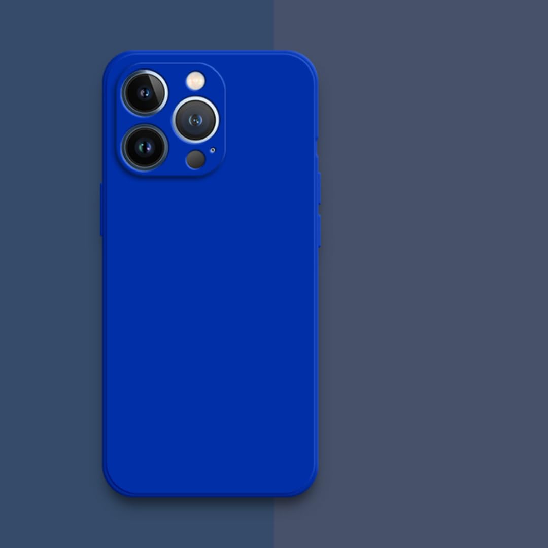 Coque silicone liquide iPhone 14 Plus avec protection d'objectif intégrée - 7