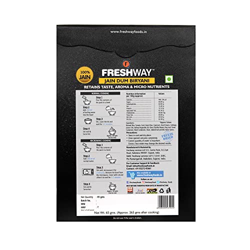 Image of JAIN DUM BIRYANI Combo Pack of 2, Travel, Instant Food Ready to eat Ready to Cook in 5-7 Min