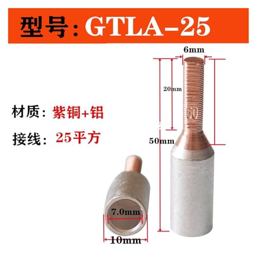 Borne à broche GTLA-25 pour éviter l'oxydation dans le boîtier de compteur
