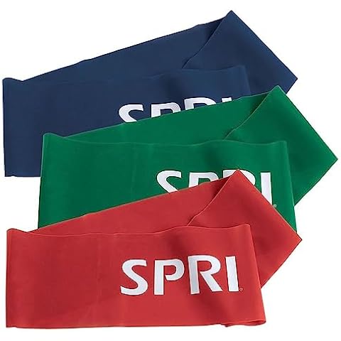 SPRI Bold Loop Bands 3-Pack - Resistance Band Kit Set, 3 Levels of Resistance - Exercise Bands for Strength Training, Flexibility, & Body Workout - Versatile Fitness Tool - Light, Medium, Heavy Cover