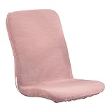 LOVIVER Funda Giratoria para Silla de Ordenador Spandex, Funda de Asiento Extraíble, Funda para Sillón, para Silla Elásticas Antipolvo para Perros, Rosa