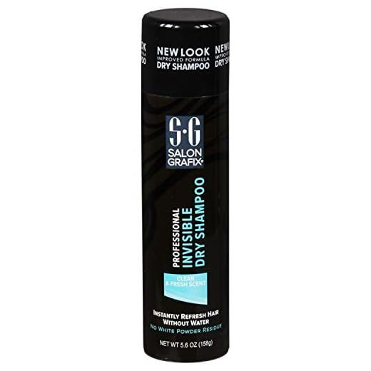 Salon Grafix Professional Invisible Dry Spray Shampoo, Pack of 3 x 5.6 Oz.