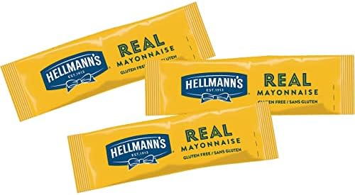 Hellmann's Real Mayonnaise Sachets, 198 x 10ml
