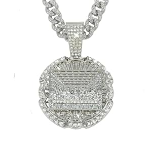 Miami Mens Cuban Link Chain Silver Gold Plated Bling Cuban Necklace Diamond Chain for Men iced out chain Hip Hop Necklace